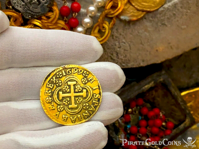 Spain 4 Escudos 1699 "Dated Very Rare" RAW 9