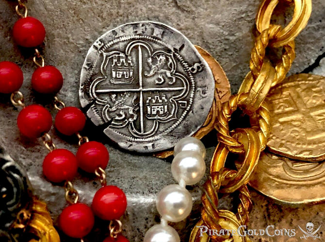 Spain 4 Reales 1556-98 "to be Pendant" RAW