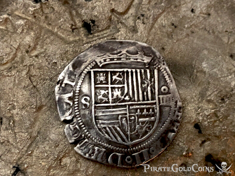 Spain 4 Reales 1556-98 "to be Pendant" RAW 3