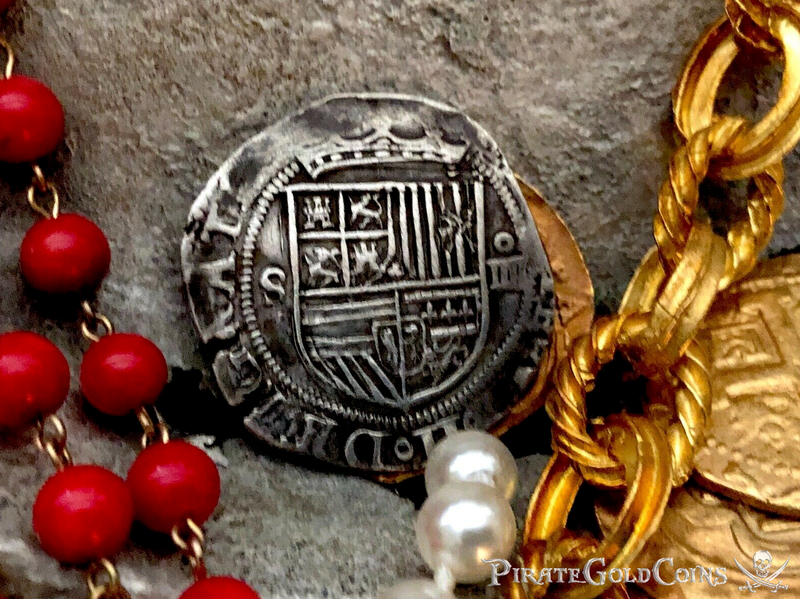 Spain 4 Reales 1556-98 "to be Pendant" RAW 5