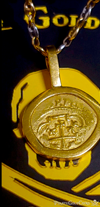 Mexico 1 Escudo 1711-13 "1715 Fleet Shipwreck" Necklace 2
