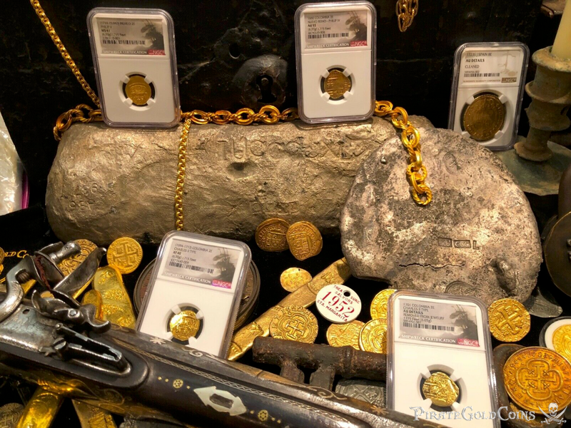 Mexico 1714 2 Escudos "1715 Fleet Shipwreck" NGC 61 2