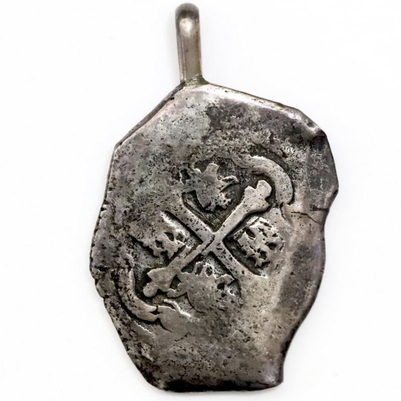 Mexico 8 Reales "Partially Dated!"  from the Fleet Shipwreck! 2