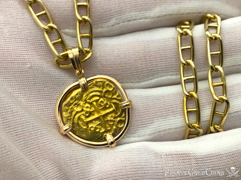 Colombia 2 Escudos 1701 "from 1715 Fleet Shipwreck" Pendant Jewelry 2