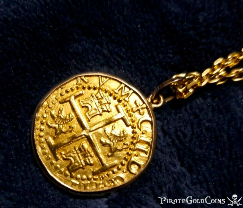 Peru 4 Escudos 1699 Pendant!   RARE! 4