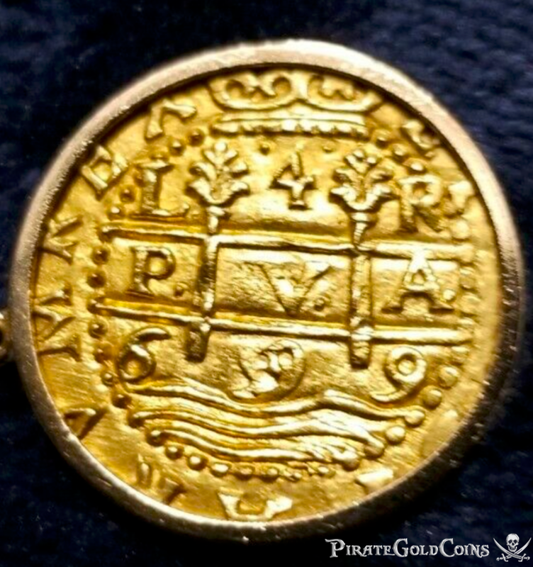 Peru 4 Escudos 1699 Pendant!   RARE! 6