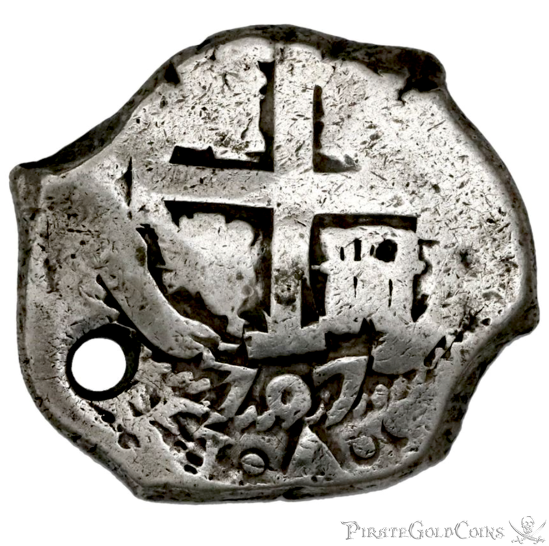 Bolivia 8 Reales 1707 "Double Date" to be Jewelry 2