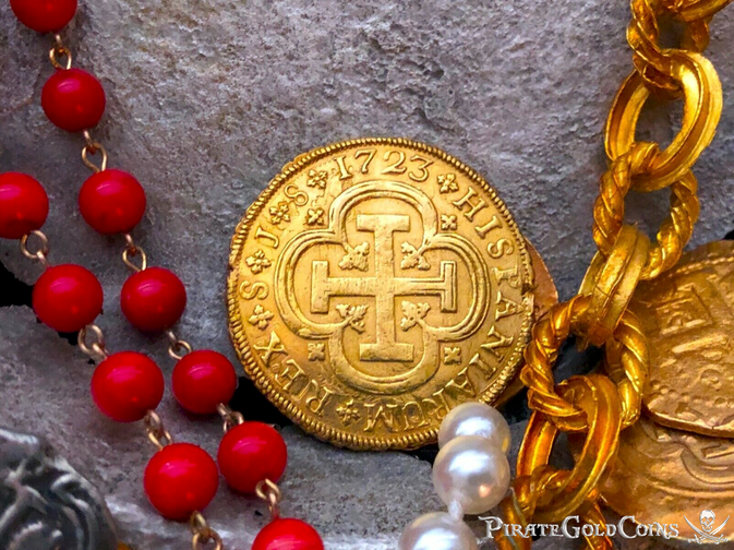 Spain 8 Escudos 1723 "Only 5 Known!" RAW