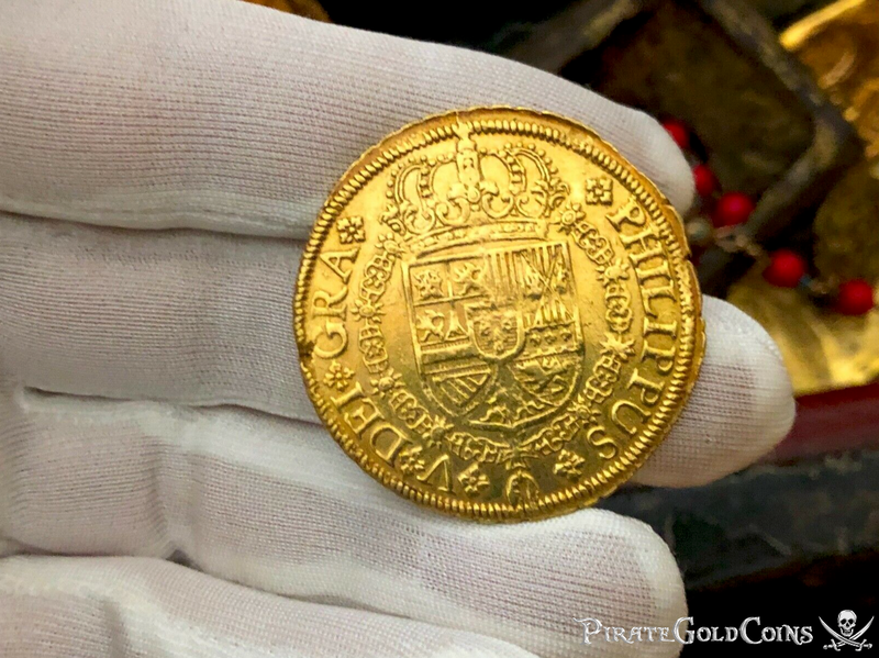 Spain 8 Escudos 1723 "Only 5 Known!" RAW 2