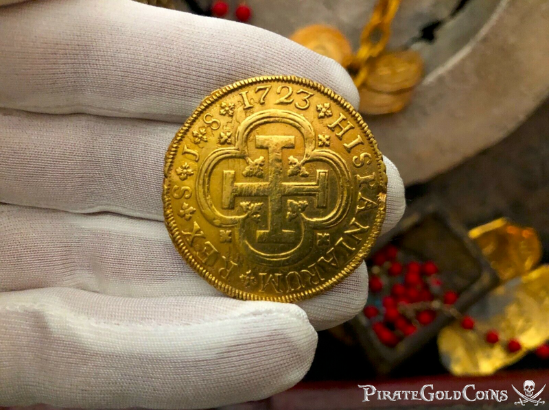 Spain 8 Escudos 1723 "Only 5 Known!" RAW 3