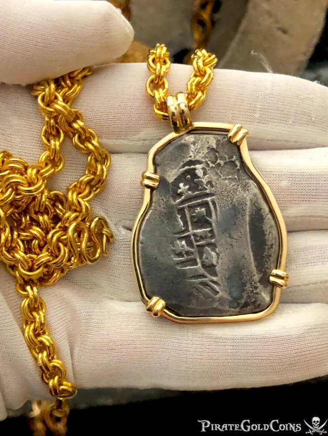 Mexico 8 Reales 1714 "from the 1715 Fleet Shipwreck" Pendant 3