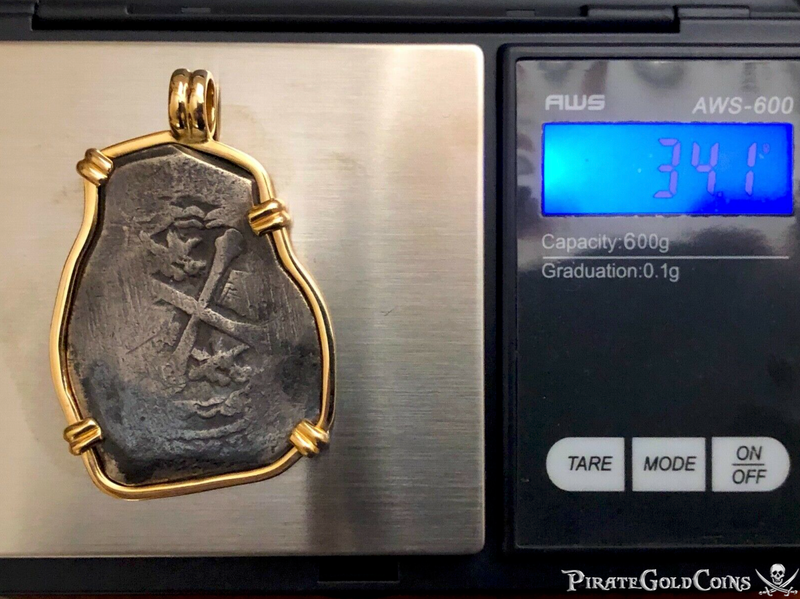 Mexico 8 Reales 1714 "from the 1715 Fleet Shipwreck" Pendant 5