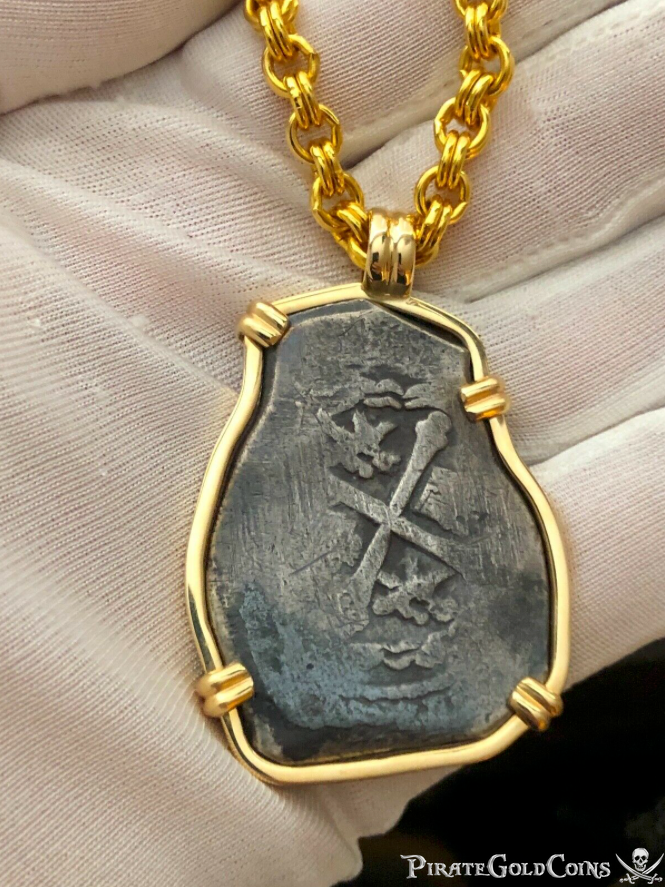 Mexico 8 Reales 1714 "from the 1715 Fleet Shipwreck" Pendant 7