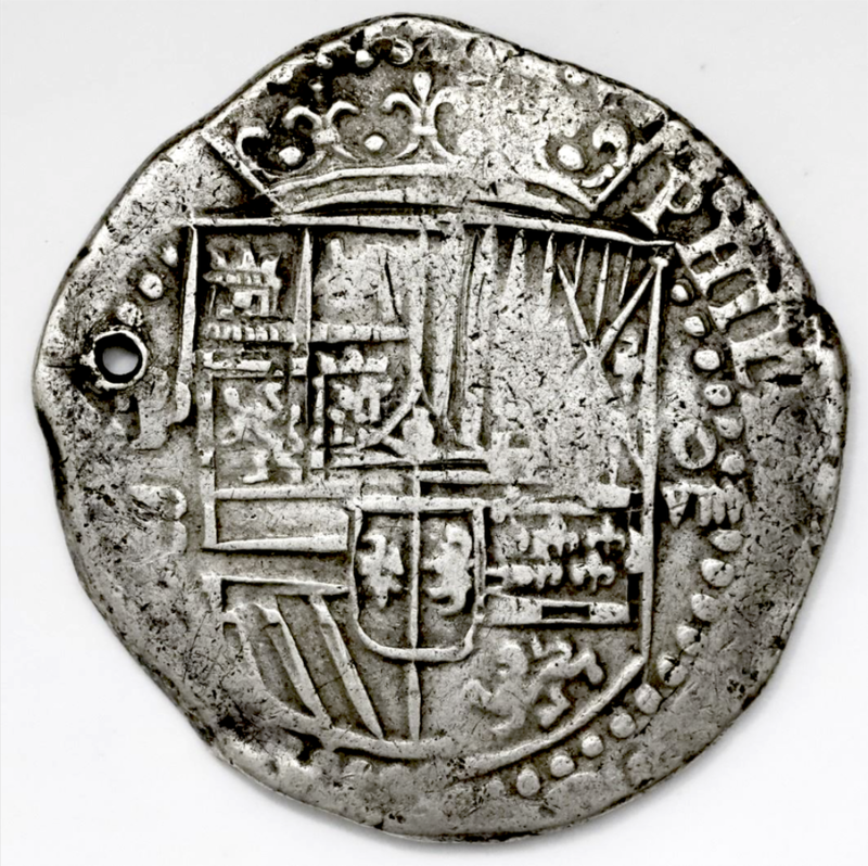 Bolivia 8 Reales 1556-98 "Philip II" Pendant 2