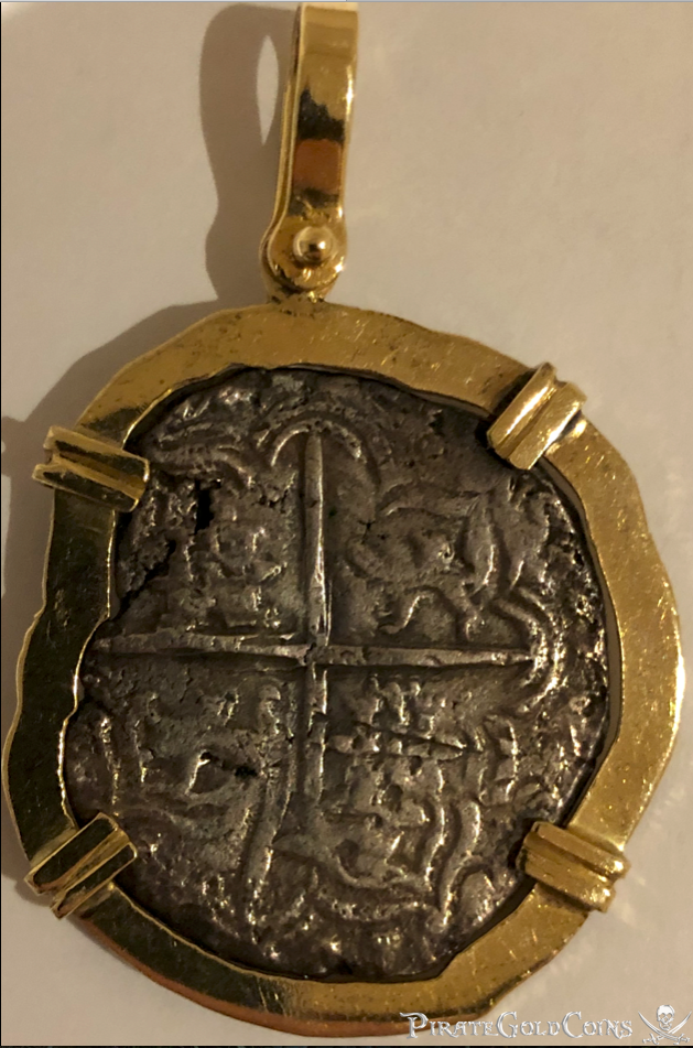 Bolivia 4 Reales 1598-1621 "from the Atocha Shipwreck" Pendant 2