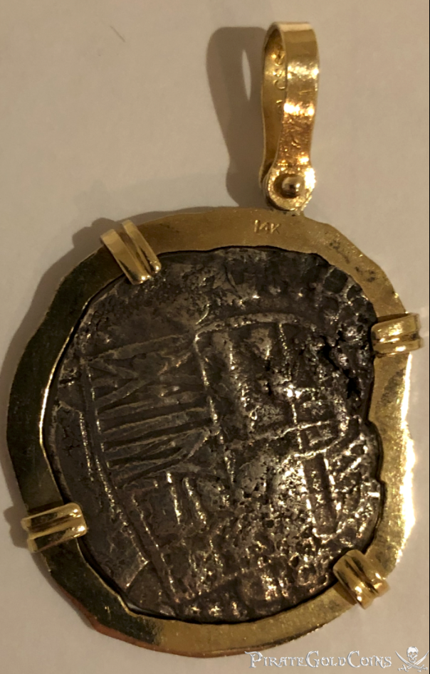 Bolivia 4 Reales 1598-1621 "from the Atocha Shipwreck" Pendant 3
