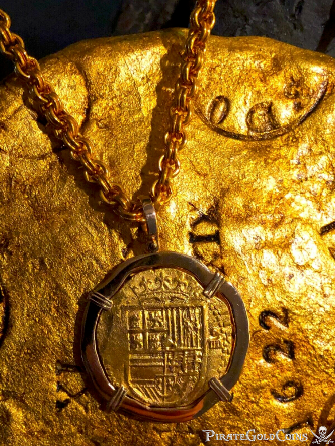 Spain 4 Escudos 1556-98 "Incredible Details!" Jewelry Treasure 2