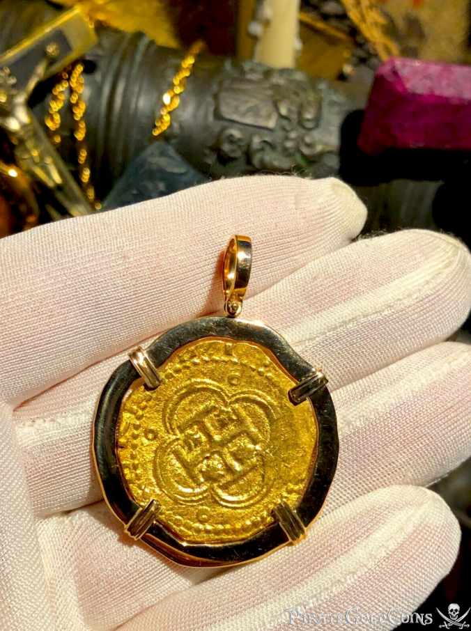 Spain 4 Escudos 1556-98 "Incredible Details!" Jewelry Treasure 5