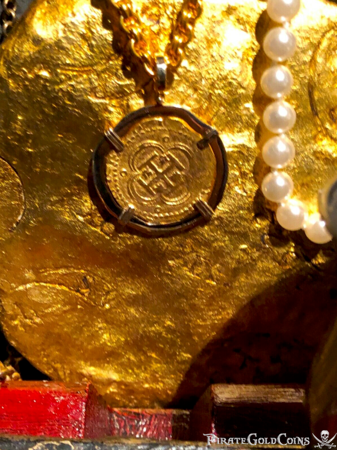 Spain 4 Escudos 1556-98 "Incredible Details!" Jewelry Treasure 8