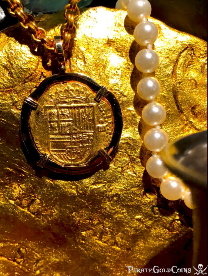 Spain 4 Escudos 1556-98 "Incredible Details!" Jewelry Treasure 9