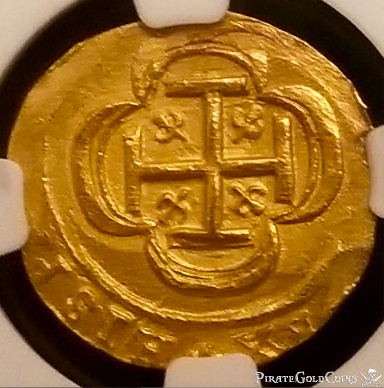 Mexico 2 Escudos 1714 "From 1715 Fleet Shipwreck" to be Jewelry 8