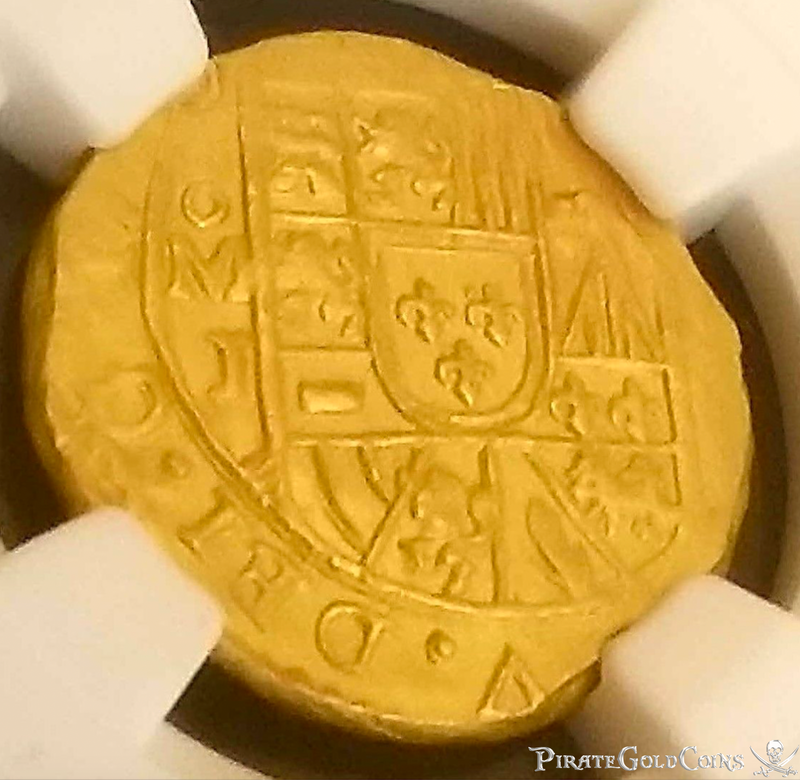 Mexico 2 Escudos 1714 "From 1715 Fleet Shipwreck" to be Jewelry 7