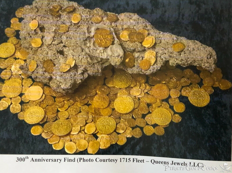 Mexico 2 Escudos 1714 "30oth Anniversary Find" from Fleet Shipwreck 7