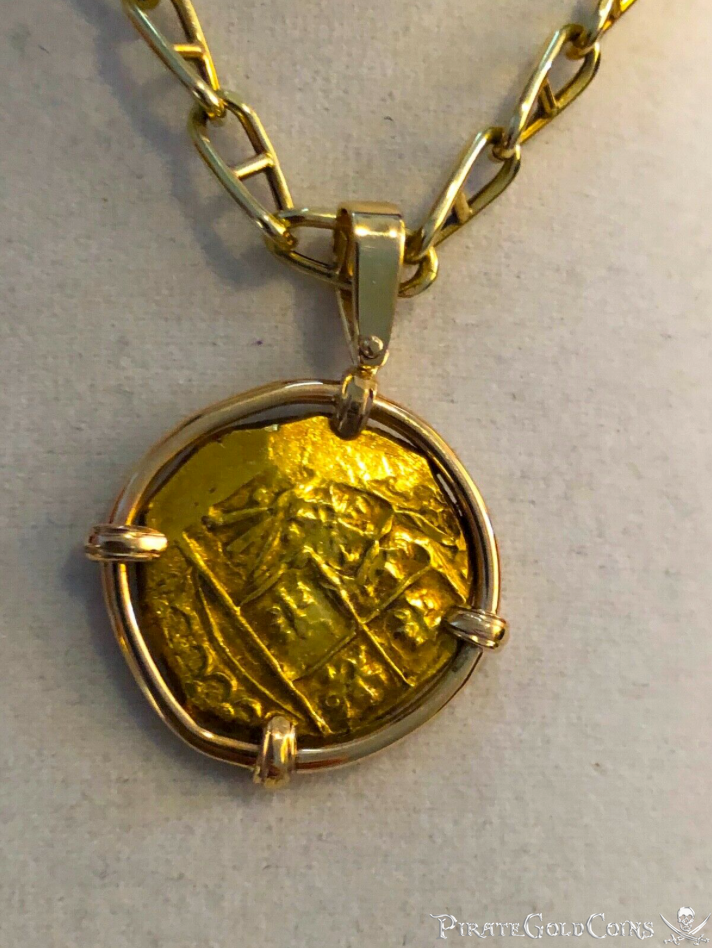 Colombia 2 Escudos 1694-1713 "1715 Fleet Shipwreck" Pendant 3