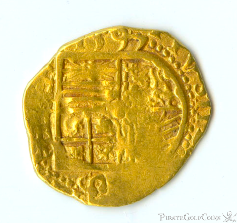 Spain 1 Escudo 1597 "FULL DATE!" NGC 55 4