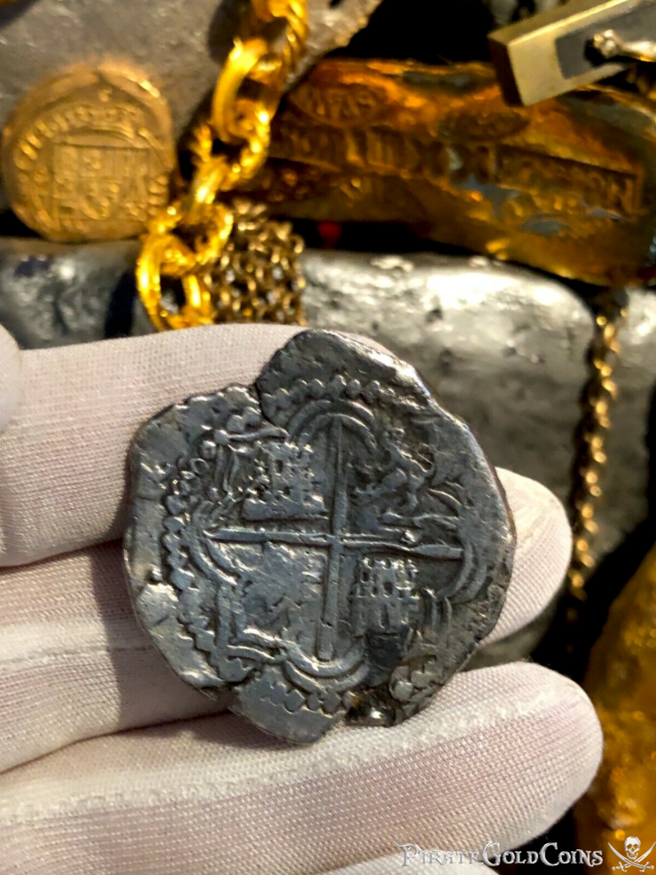 Bolivia 8 Reales No Date "Atocha Shipwreck - Treasure Salvors COA" Grade 1 7