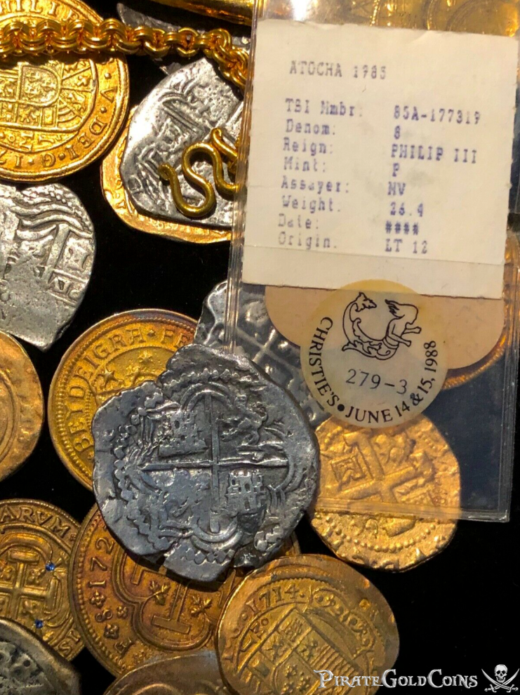 Bolivia 8 Reales No Date "Atocha Shipwreck - Treasure Salvors COA" Grade 1 5