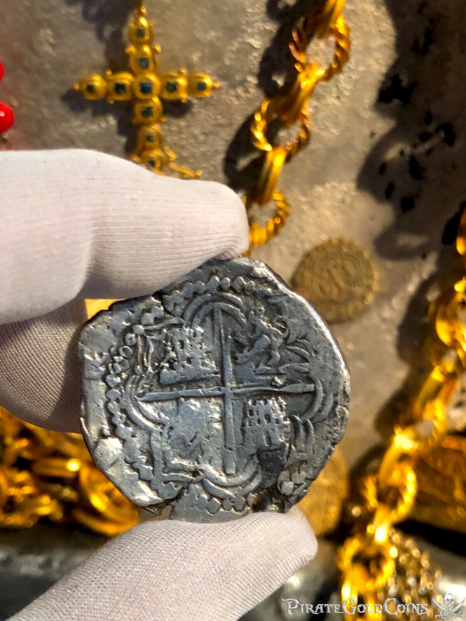 Bolivia 8 Reales No Date "Atocha Shipwreck - Treasure Salvors COA" Grade 1