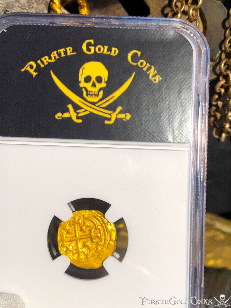 Mexico 1 Escudo 1712 "Dated! from the 1715 Fleet Shipwreck" NGC 53 6