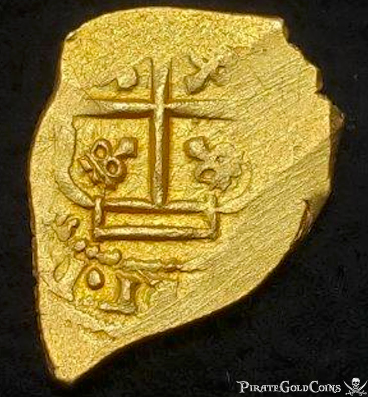 Mexico 1 Escudo 1707 "Partially Dated!" from the 1715 Fleet Shipwreck! 4