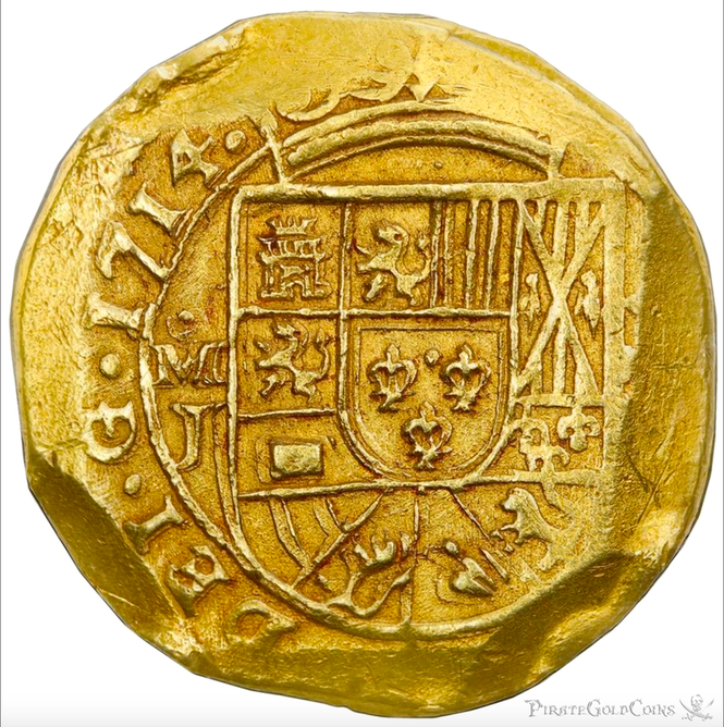 Mexico 8 Escudos 1714 "Full 4 Digit Date" UNC Details (Great Pendant Piece)
