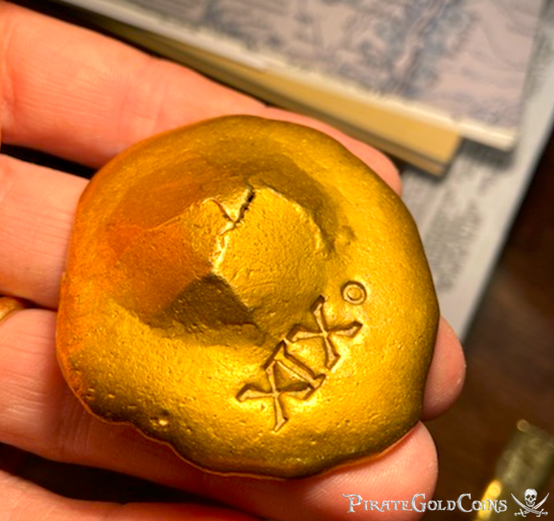 Gold Disk from the 1715 Fleet Shipwreck - 1 of only 2 Known! 6