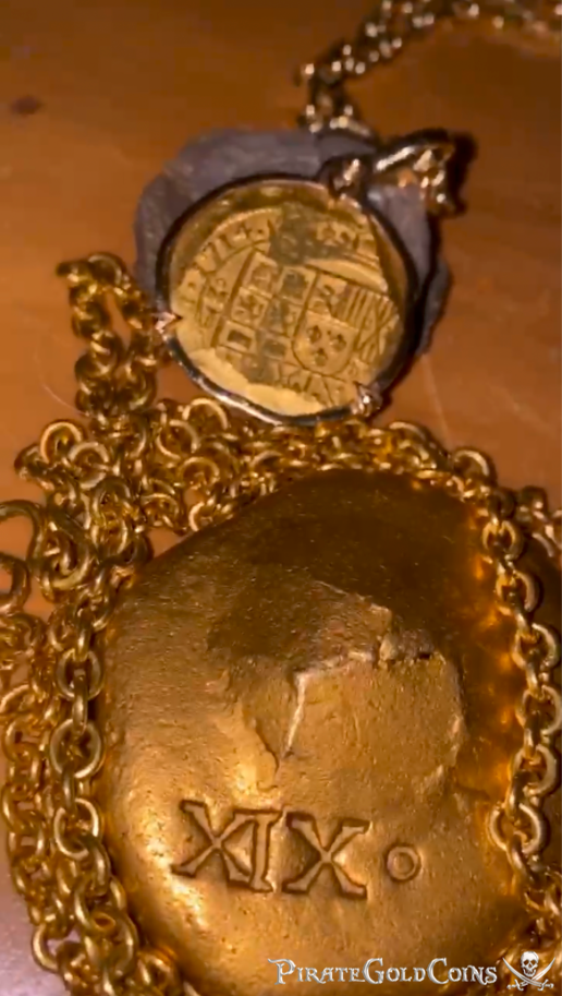 Gold Disk from the 1715 Fleet Shipwreck - 1 of only 2 Known! 7