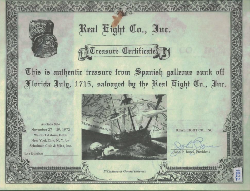 Mexico 4 Reales 1713 "Partially Dated- Fleet Shipwreck!" from John P Jones 4