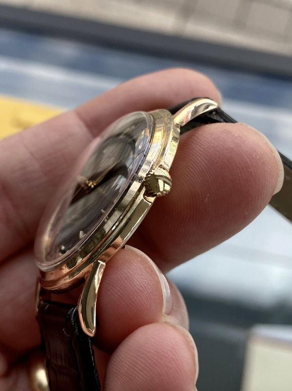 Tudor (Rolex Made) Oyster Prince Men's Solid 9k Gold Smiley 6