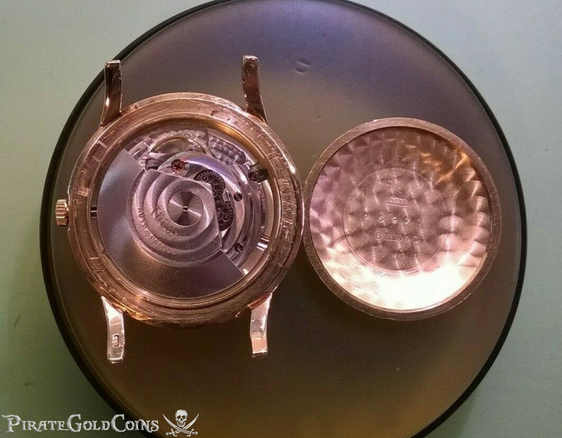 Tudor (Rolex Made) Oyster Prince Men's Solid 9k Gold Smiley 11