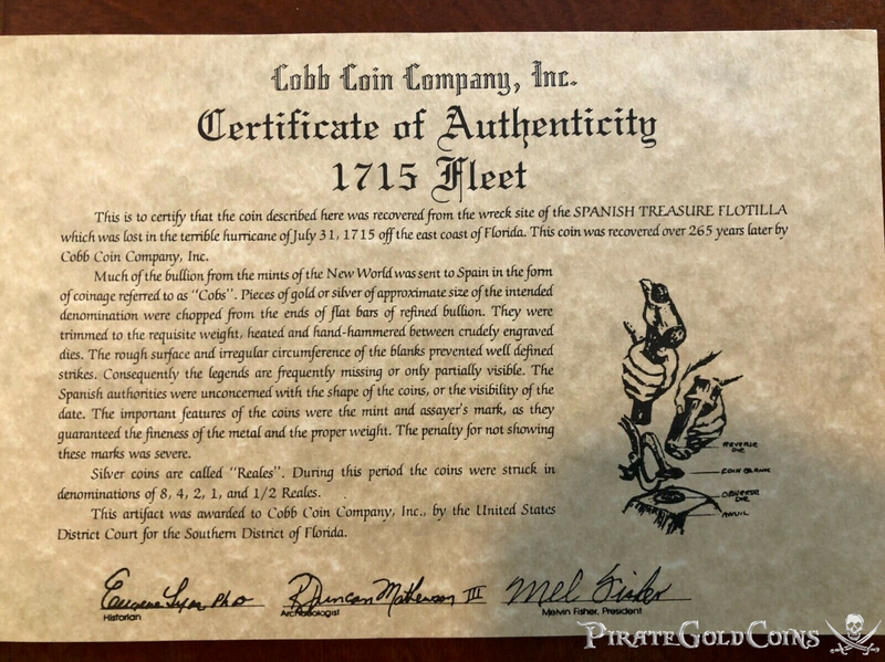 Bolivia 8 Reales 1714 "Double Dated from 1715 Fleet Shipwreck"  Pendant 3