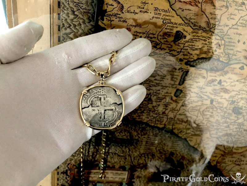 Bolivia 8 Reales 1714 "Double Dated from 1715 Fleet Shipwreck"  Pendant 4