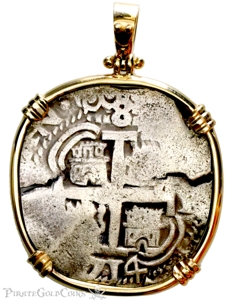 Bolivia 8 Reales 1714 "Double Dated from 1715 Fleet Shipwreck"  Pendant 5