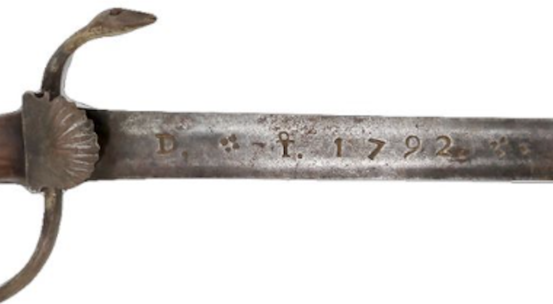 Dated Sword! 1792 with Toledo Mint Mark! 33" Long 3