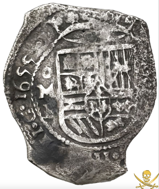 Mexico 8 Reales 1655 "Maravillas Shipwreck" Full Date with COA