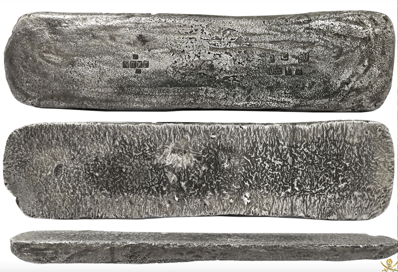 Tumbaga 1528 Shipwreck "Hernan Cortes - Aztec Treasure" 8 lb Silver Bar 5