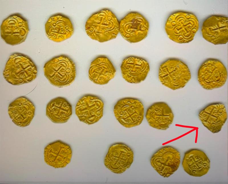 Colombia 2 Escudos 1694-1713 "Dated- from Cannon Find!!" NGC 63 4