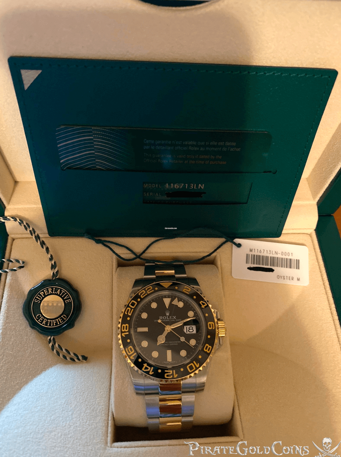 Rolex GMT- Master II Brand New 2020 Two Toned Black Face