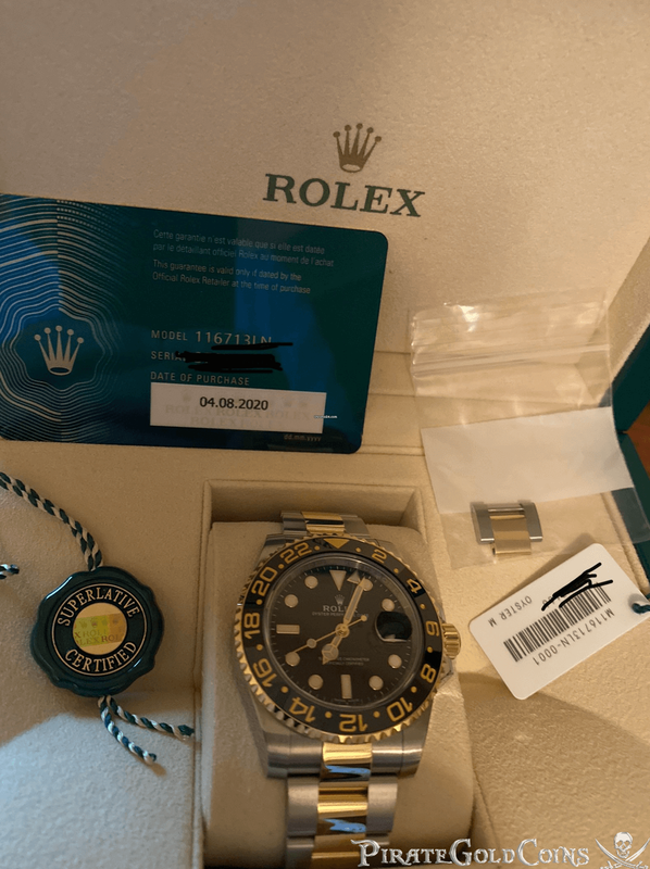 Rolex GMT- Master II Brand New 2020 Two Toned Black Face 7