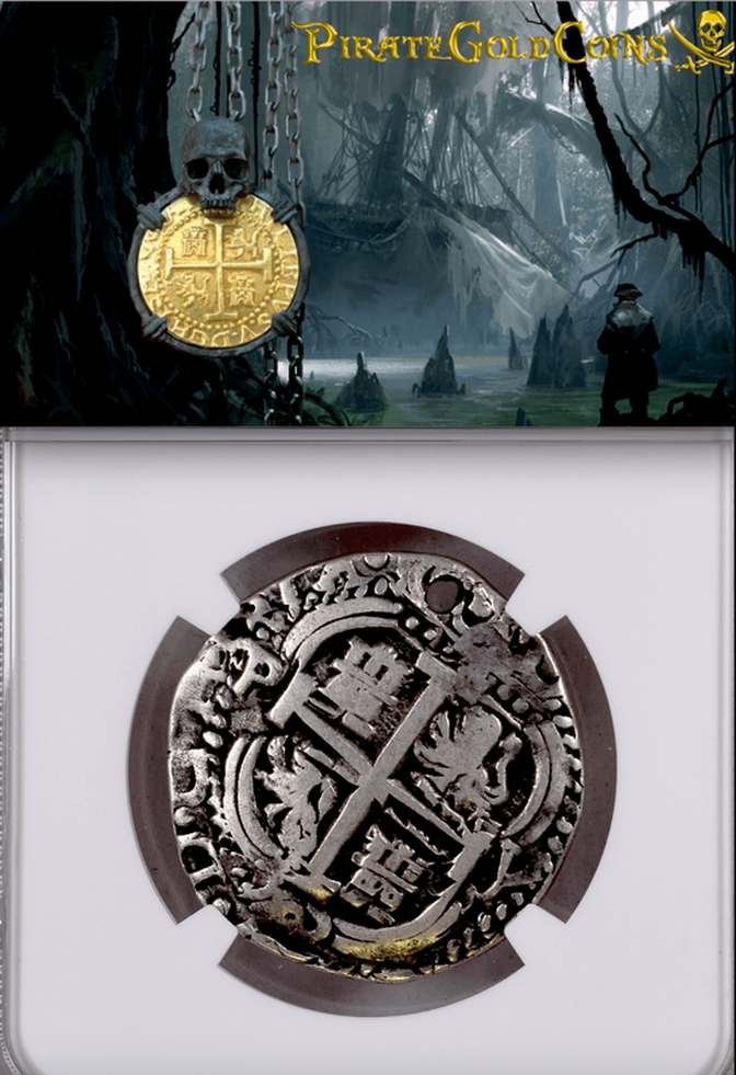 Bolivia 4 Reales 1703 "ROYAL! Double Dated!" Great Pendant Piece!